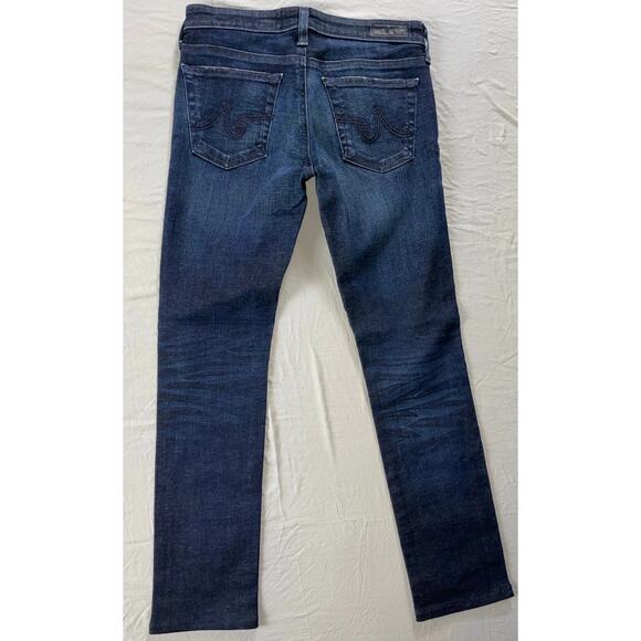 AG Adriano Goldschmied Stevie Slim Straight Stretch Denim Jeans Men's Size 26R - Picture 2 of 5